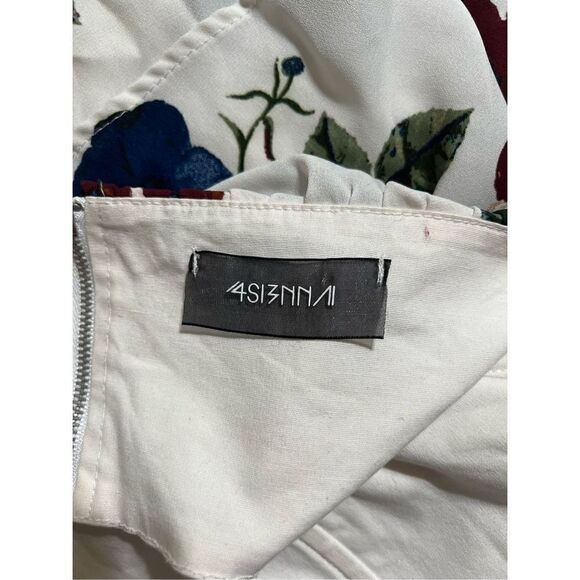 4SI3NNA Sexy Floral Cold Shoulder Long Sleeve Blouse Size Small - Picture 4 of 5